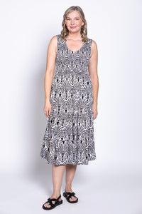 Jessie Dress, Black Contrast