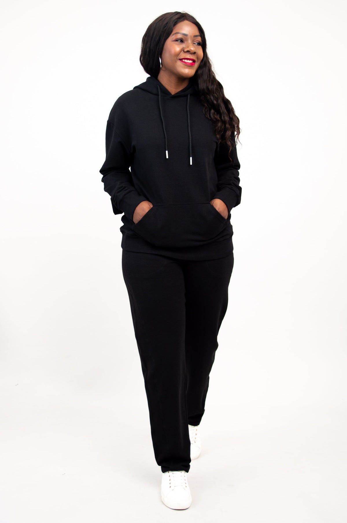 JoeJoe Hoodie, Black, Cotton