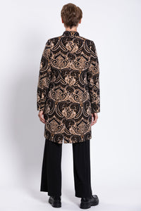 Julia Coat, Jaquard, Viscose