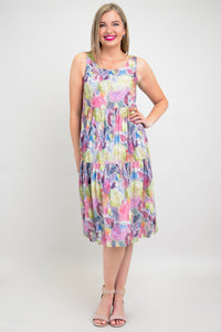 Juni Dress, Rosebud, Linen Bamboo - Final Sale