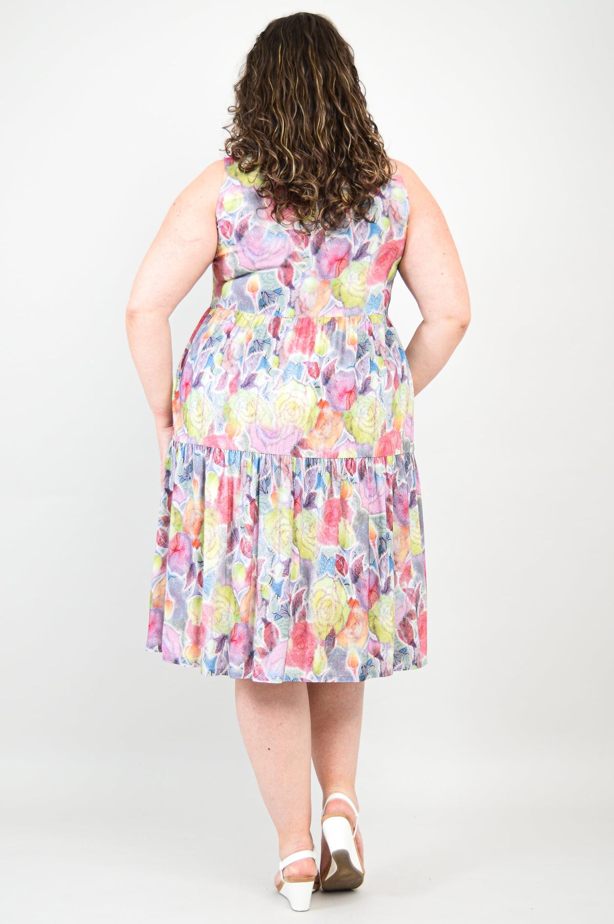 Juni Dress, Rosebud, Linen Bamboo - Final Sale