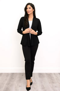 Nadia Petite Pant, Black, Modal
