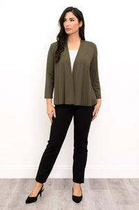 Kathy Jacket, Khaki, Bamboo
