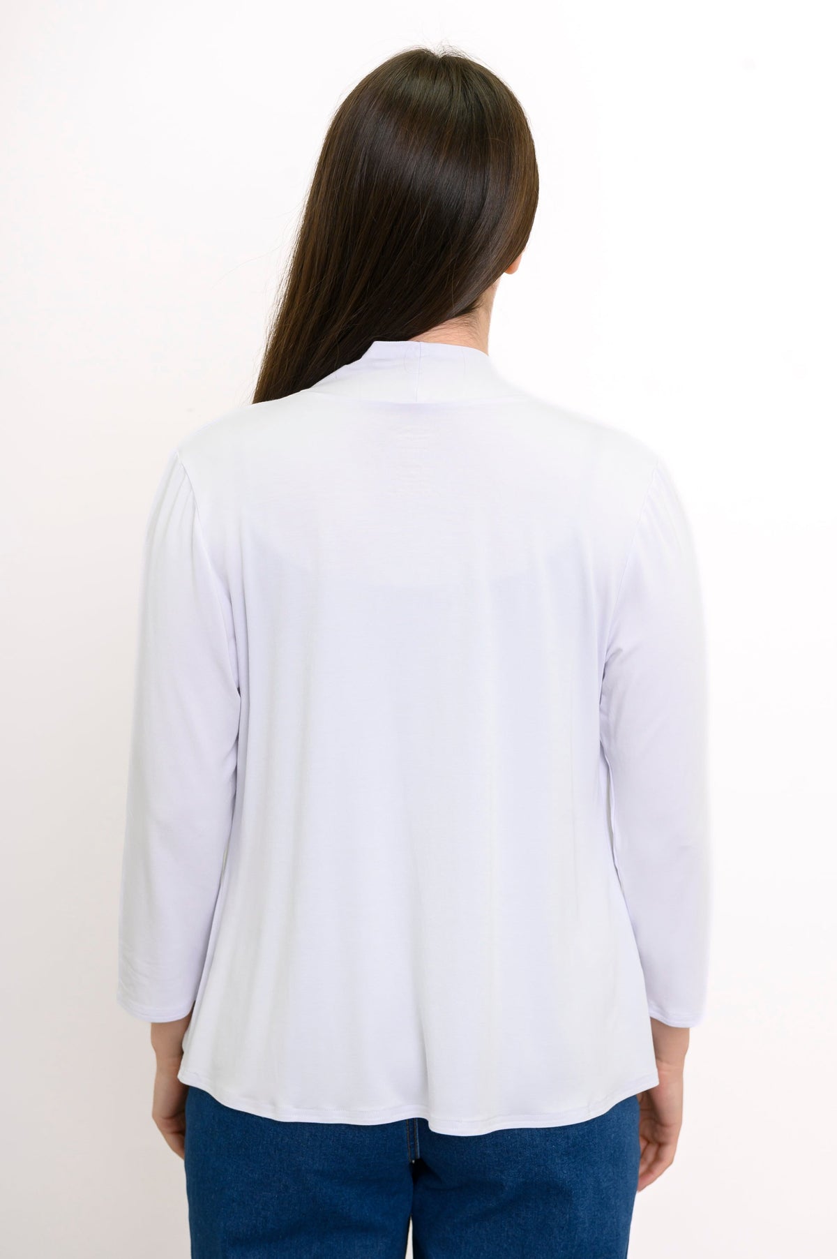 Kathy Jacket, White, Bamboo