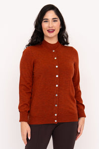 Kitten Cardigan, Bronze, Merino Wool