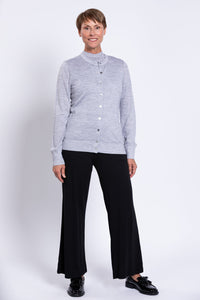 Kitten Cardigan, Charcoal Lite, Merino Wool