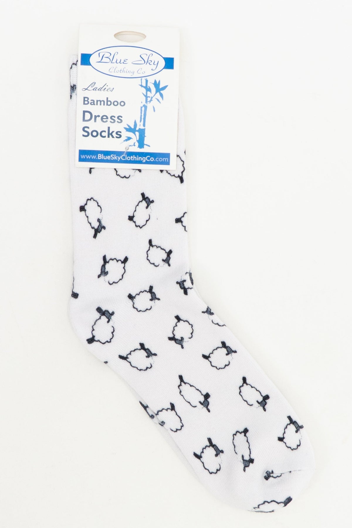 Ladies Bamboo Dress Socks, Assorted Prints