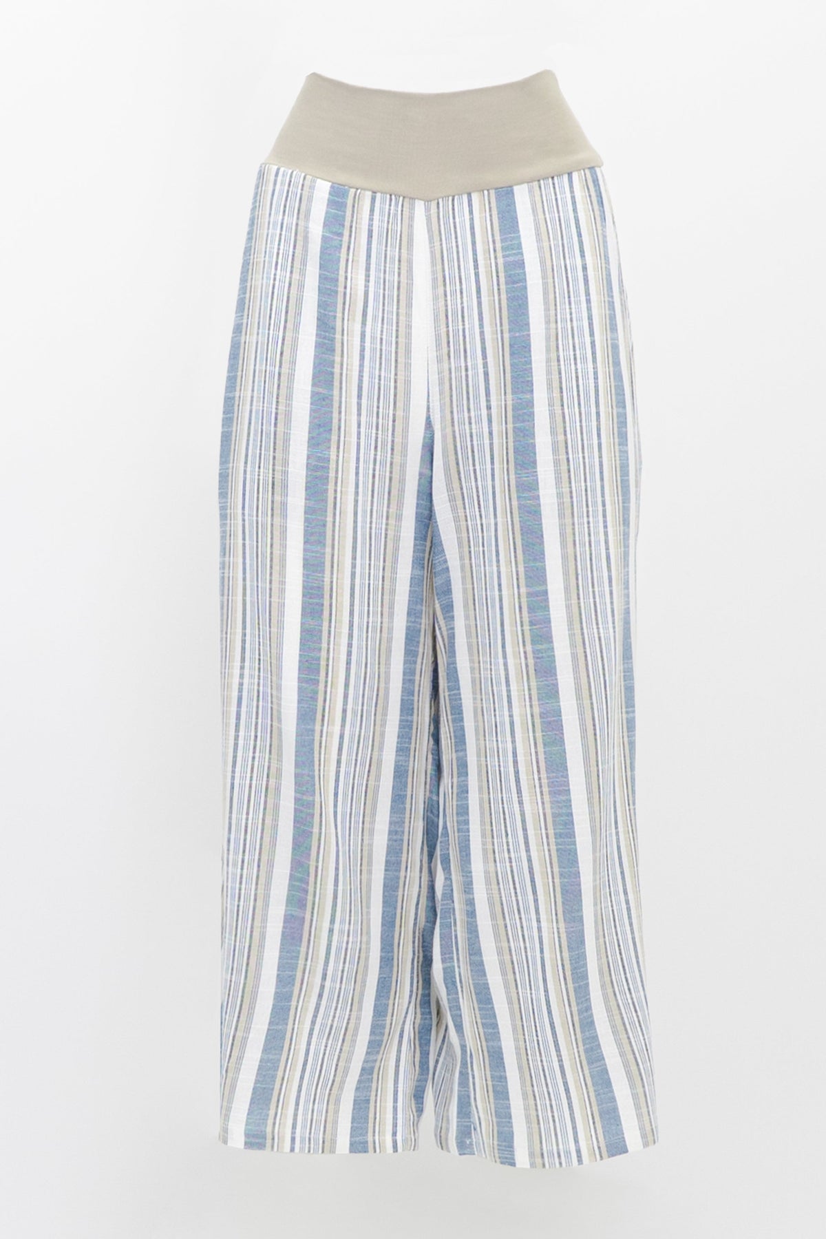 Landon Capri, Sand Stripe, Linen Bamboo