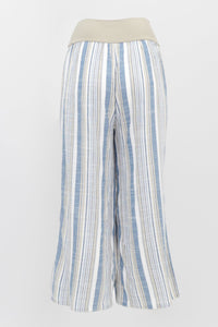 Landon Capri, Sand Stripe, Linen Bamboo