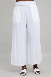 Landon Capri, White, Linen Bamboo