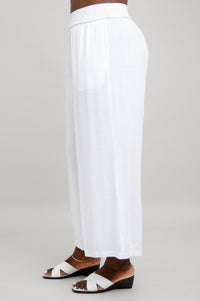 Landon Capri, White, Linen Bamboo