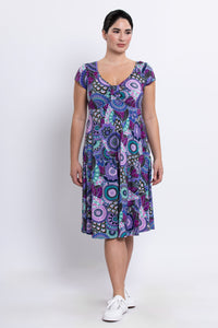 Lavon Dress, Royale Peacock, Bamboo