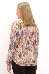 Leila Top, Coffee Blend, Linen Bamboo