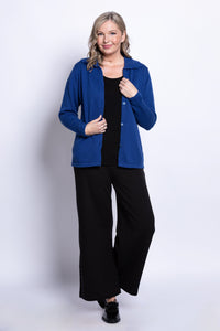 Lily Cardigan, Indigo, Cotton