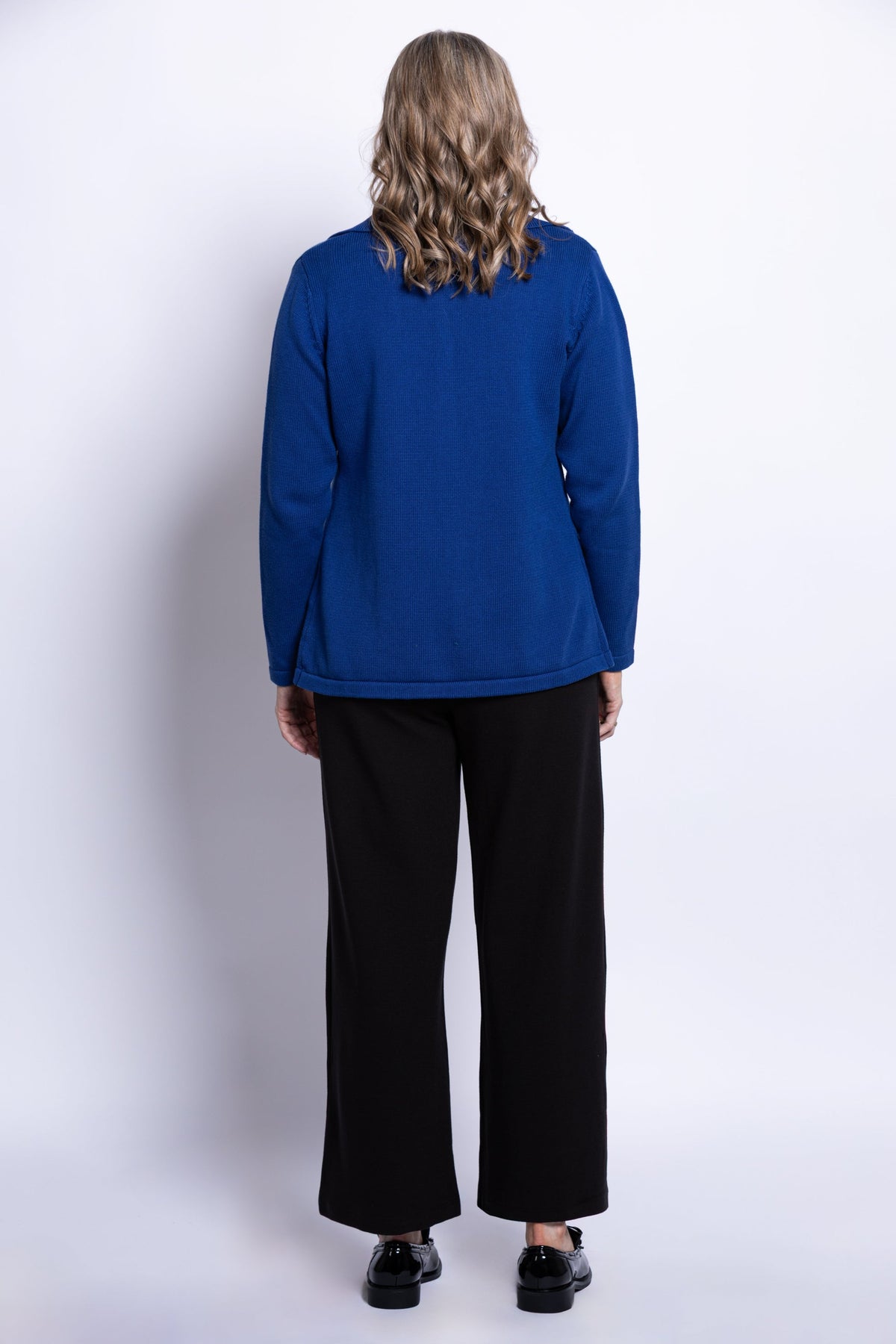 Lily Cardigan, Indigo, Cotton