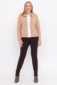 Lily Cardigan, Tan Mix, Cotton
