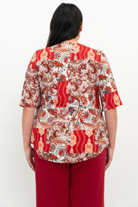 Liza Top, Charm, Linen Bamboo