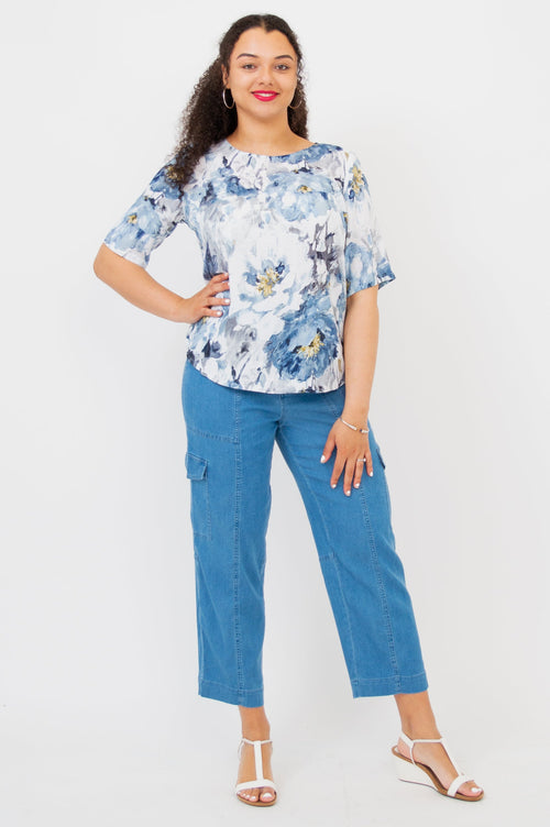 Sharon Pant, Lightweight Tencel Denim