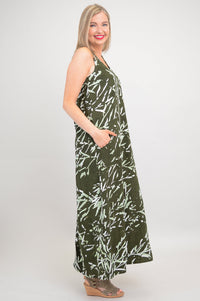 Maddie Dress, Bamboo Forest- Final Sale