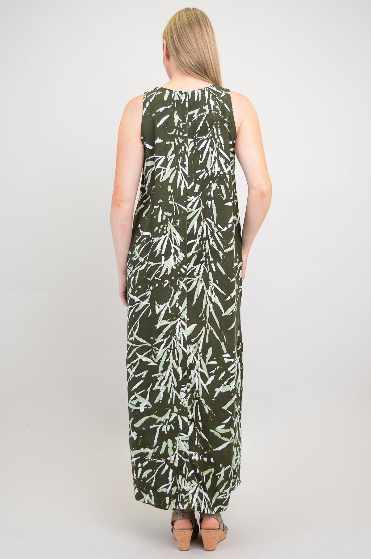 Maddie Dress, Bamboo Forest- Final Sale