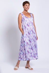 Madison Dress, Grace, Linen Bamboo