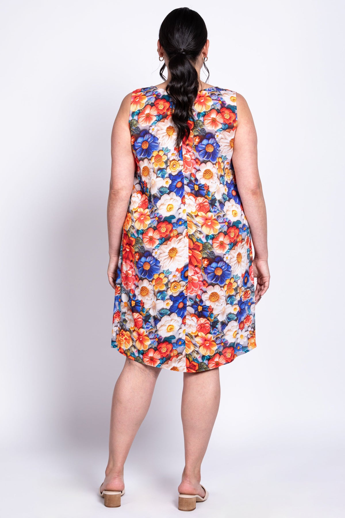 Maggie Sleeveless Dress, Violet Crochet, Bamboo