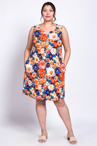 Maggie Sleeveless Dress, Violet Crochet, Bamboo