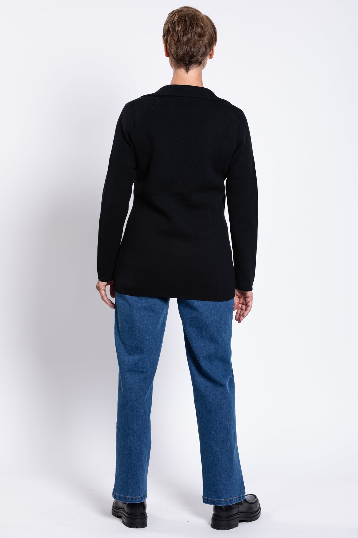 Margaret Jacket, Black, Cotton