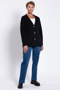Margaret Jacket, Black, Cotton