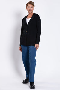 Margaret Jacket, Black, Cotton