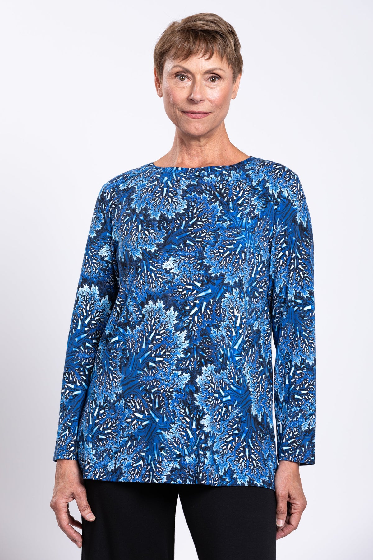 Margie Top, Cobalt Fossil, Bamboo