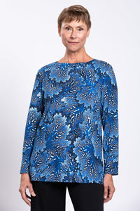 Margie Top, Cobalt Fossil, Bamboo