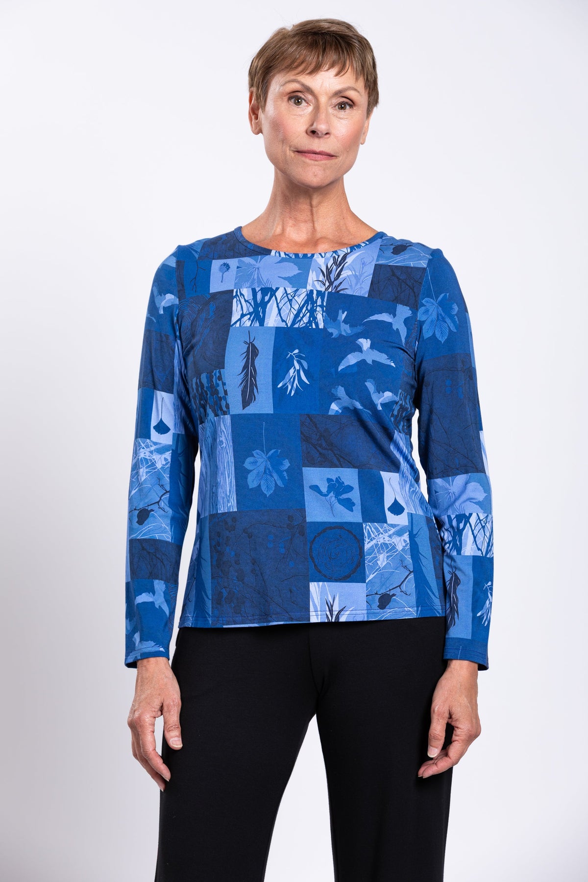 Margorie Top, Blue Forest, Bamboo