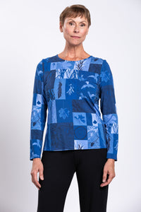 Margorie Top, Blue Forest, Bamboo