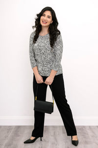 Margorie Top, BW Rosette, Bamboo