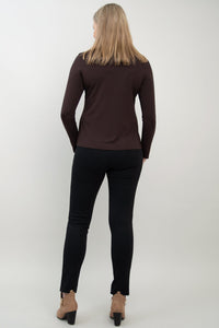 Mariah Top, Coffee, Bamboo- Final Sale