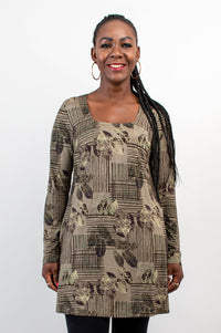 Marissa Tunic, Fall Sketch, Bamboo - Final Sale