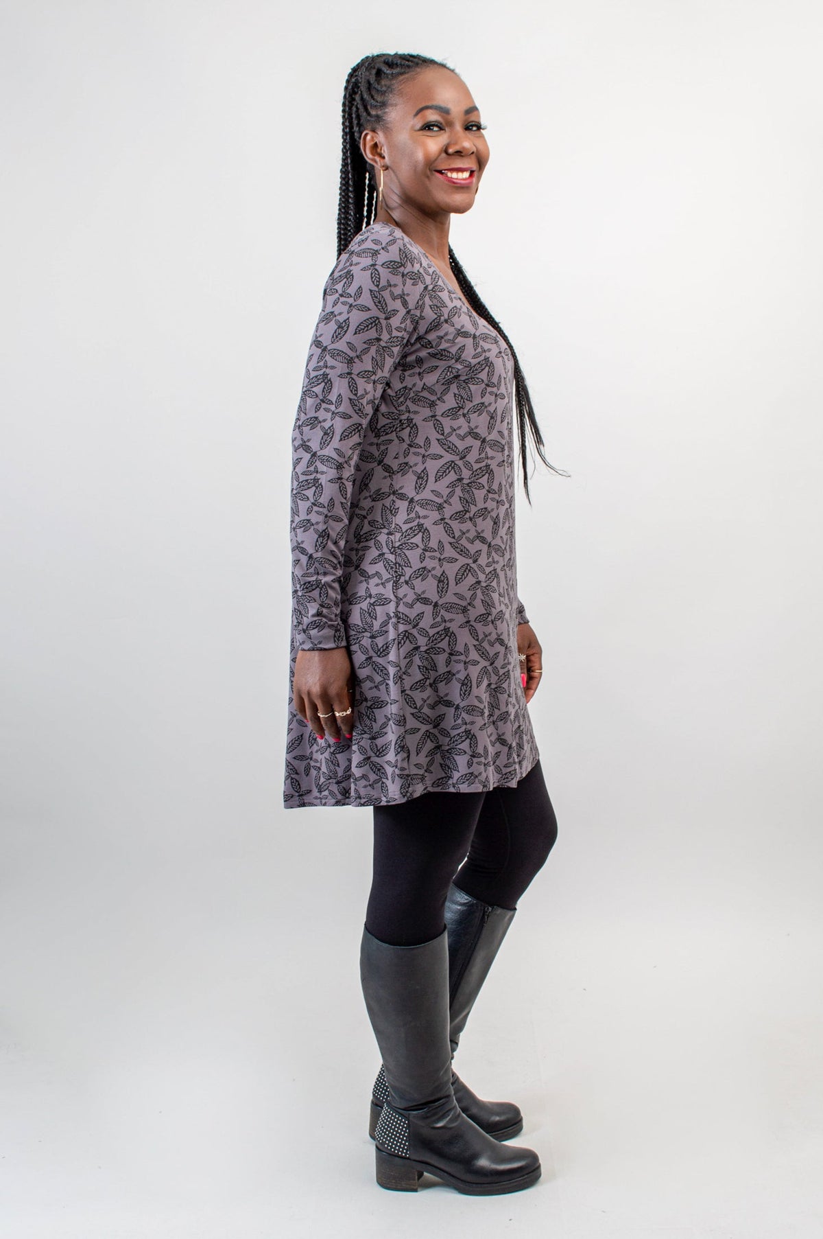 Marissa Tunic, Tahsis Leaf, Bamboo - Final Sale