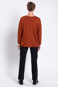 Matera Sweater, Bronze, Merino Wool