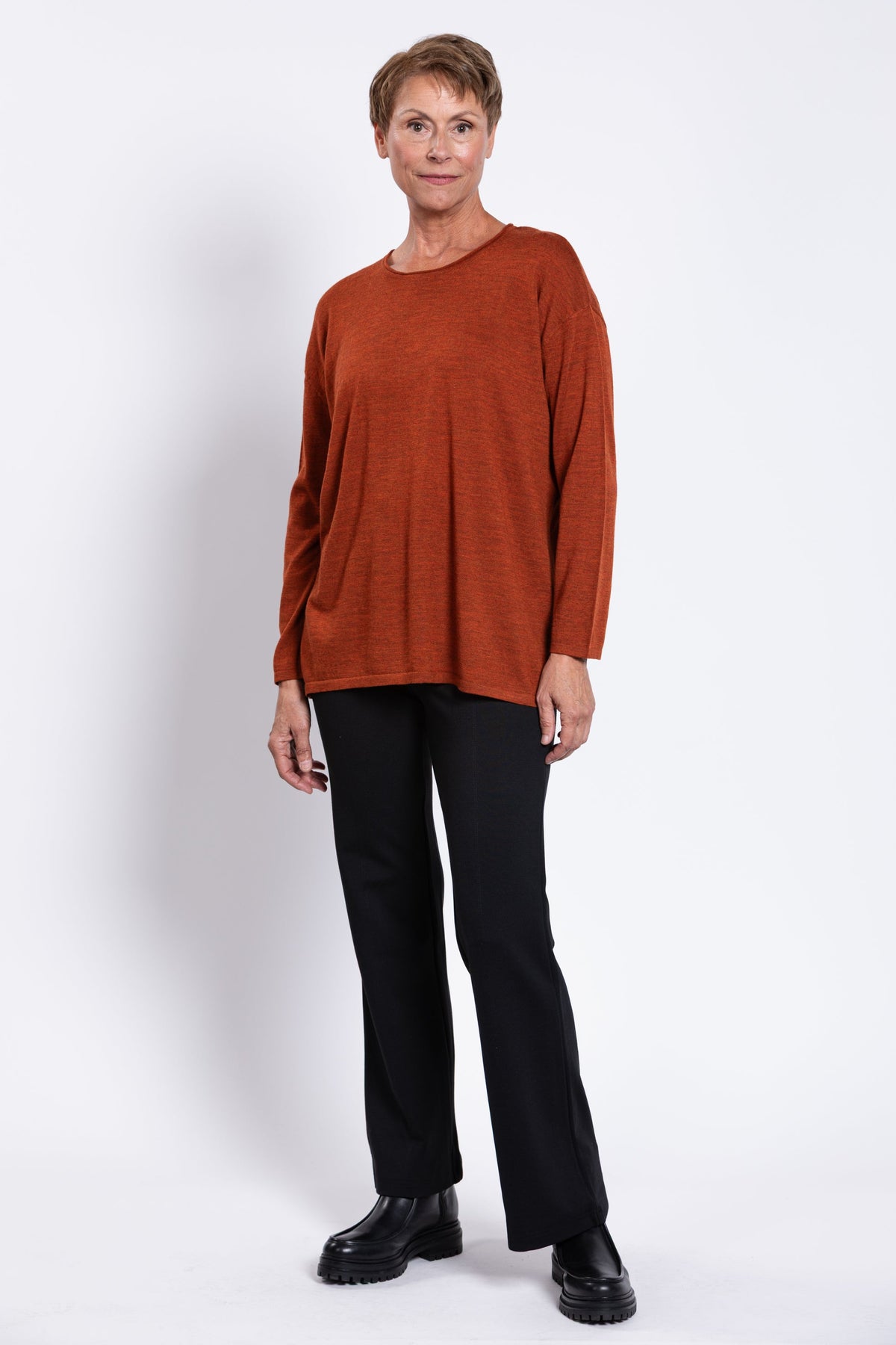 Matera Sweater, Bronze, Merino Wool