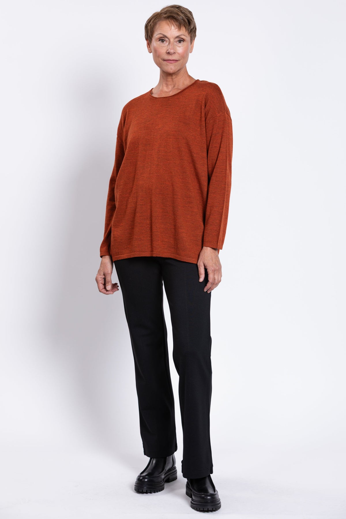 Matera Sweater, Bronze, Merino Wool