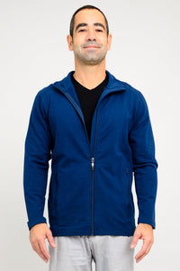 Matt Jacket, Indigo, Bamboo Fleece