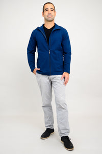 Matt Jacket, Indigo, Bamboo Fleece