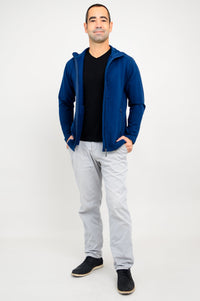 Matt Jacket, Indigo, Bamboo Fleece