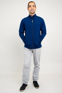 Matt Jacket, Indigo, Bamboo Fleece