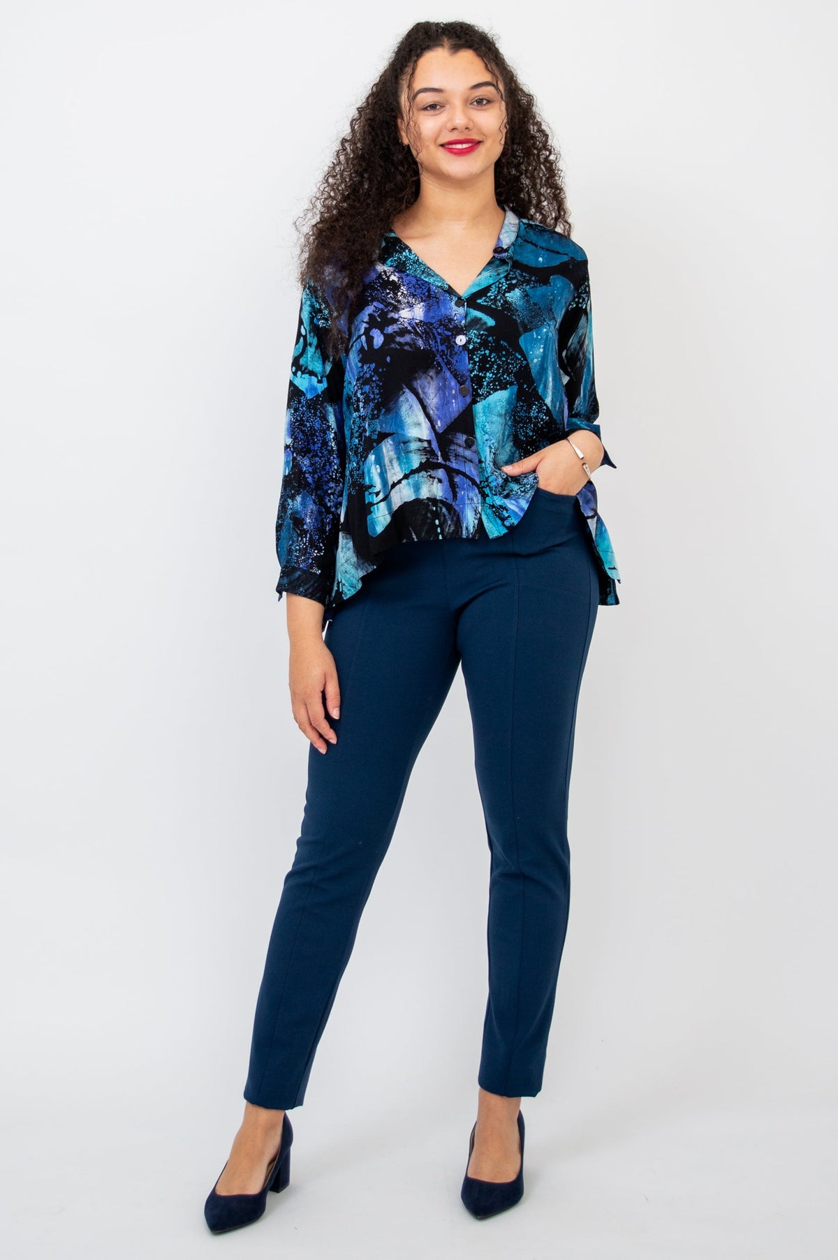 Mayana Blouse, Reef