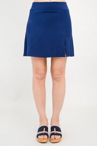 Melly Skort, Indigo, Bamboo