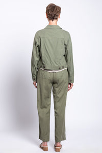 Colleen Jacket, Khaki, Linen
