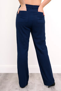 Melodie Pant, Indigo, Linen