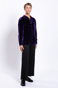 Memory Blouse, Royale, Silk Velvet